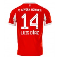 Bayern Munich Luis Diaz #14 Domáci futbalový dres 2025-26 Krátky Rukáv